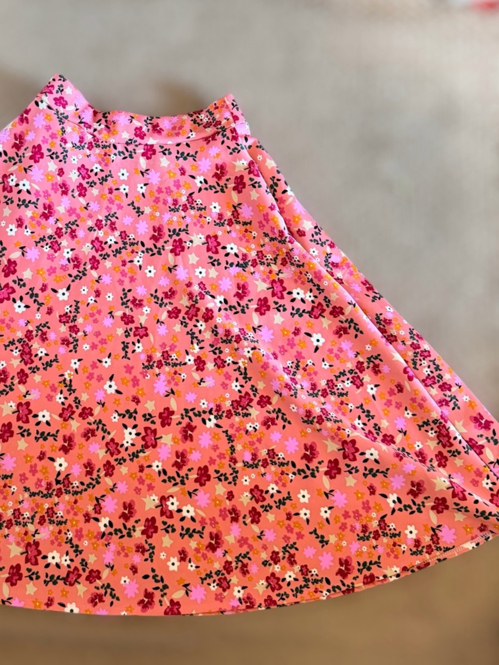 2 for $25 Floral Pink A-Line Skirt And line green flowy skirt. Good deal!